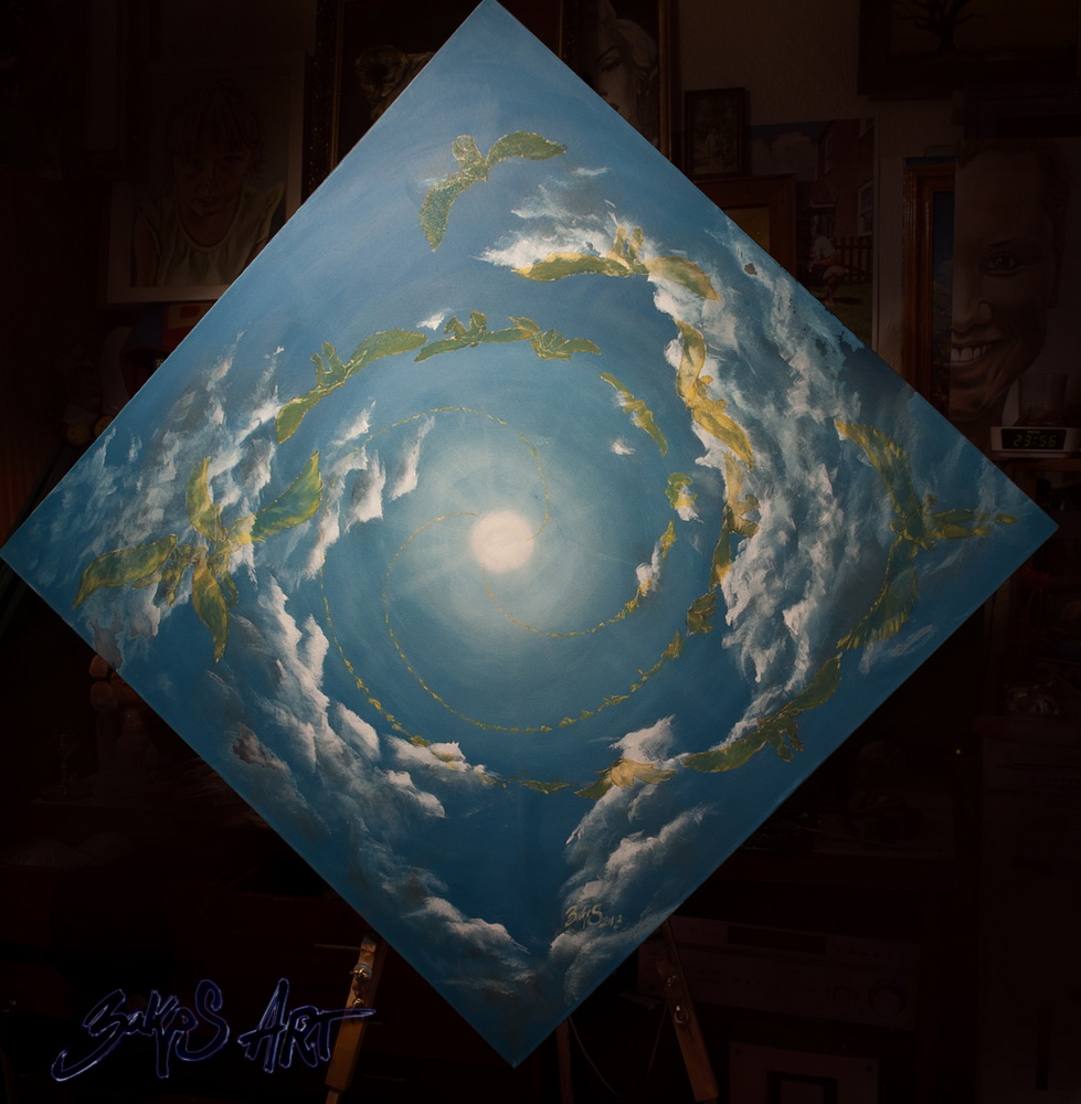 90x90cm oil on canvas - 650€