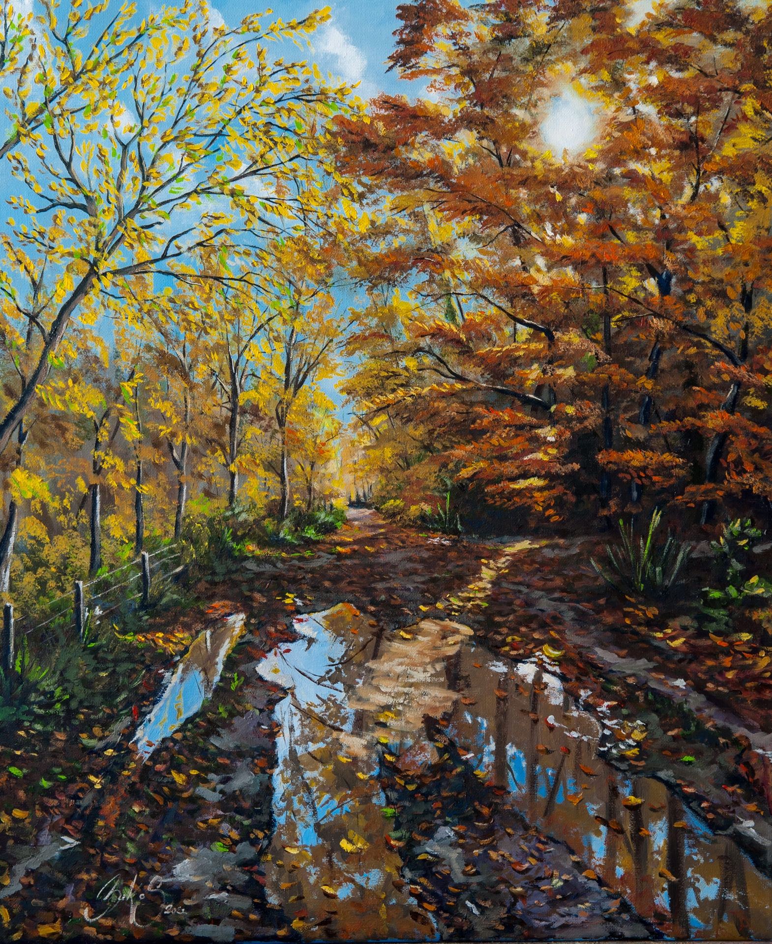 50x70cm oil on canvas 