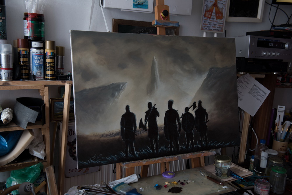 90x60cm oil on canvas - 195€