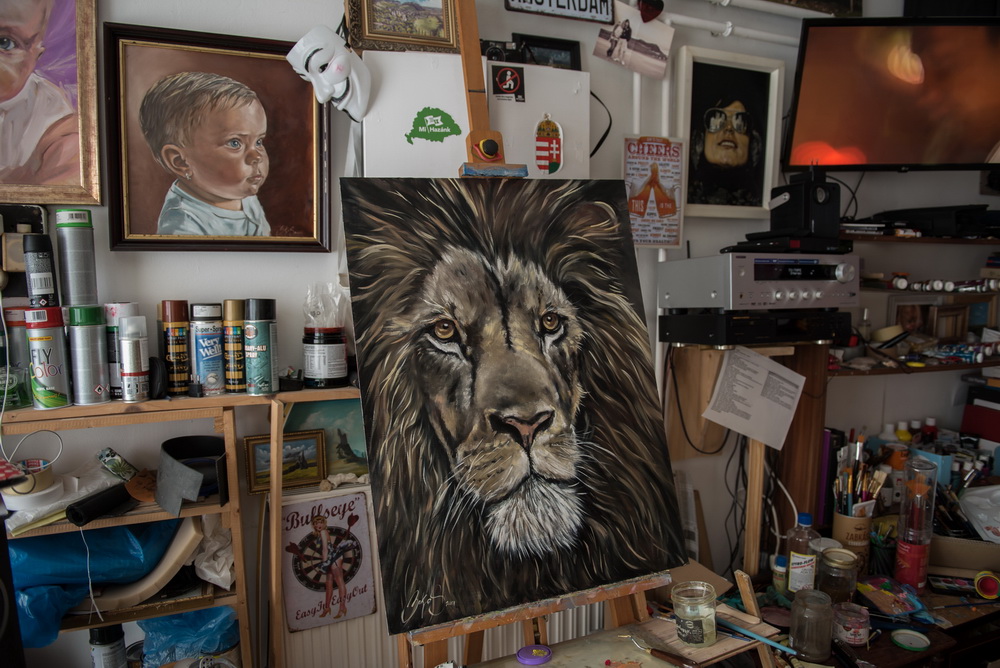 oil on fiberboard 60x80cm - 450€