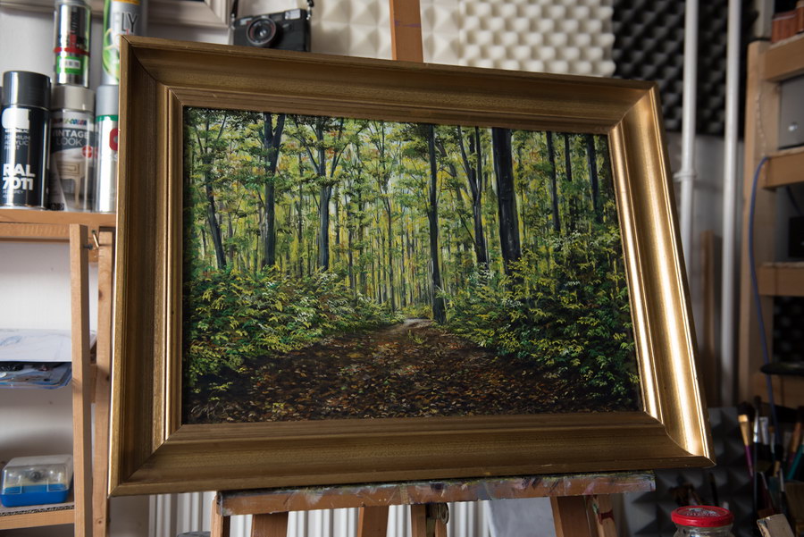 Bakony Forest 37x57cm _ 500€
