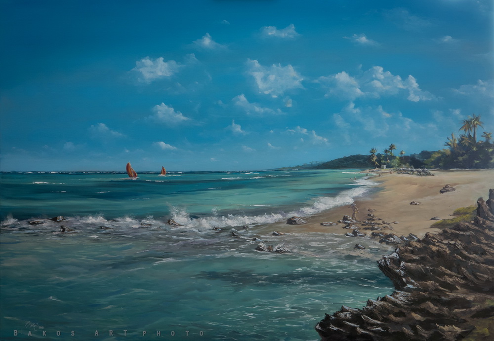 100x70cm oil on canvas - 1080€